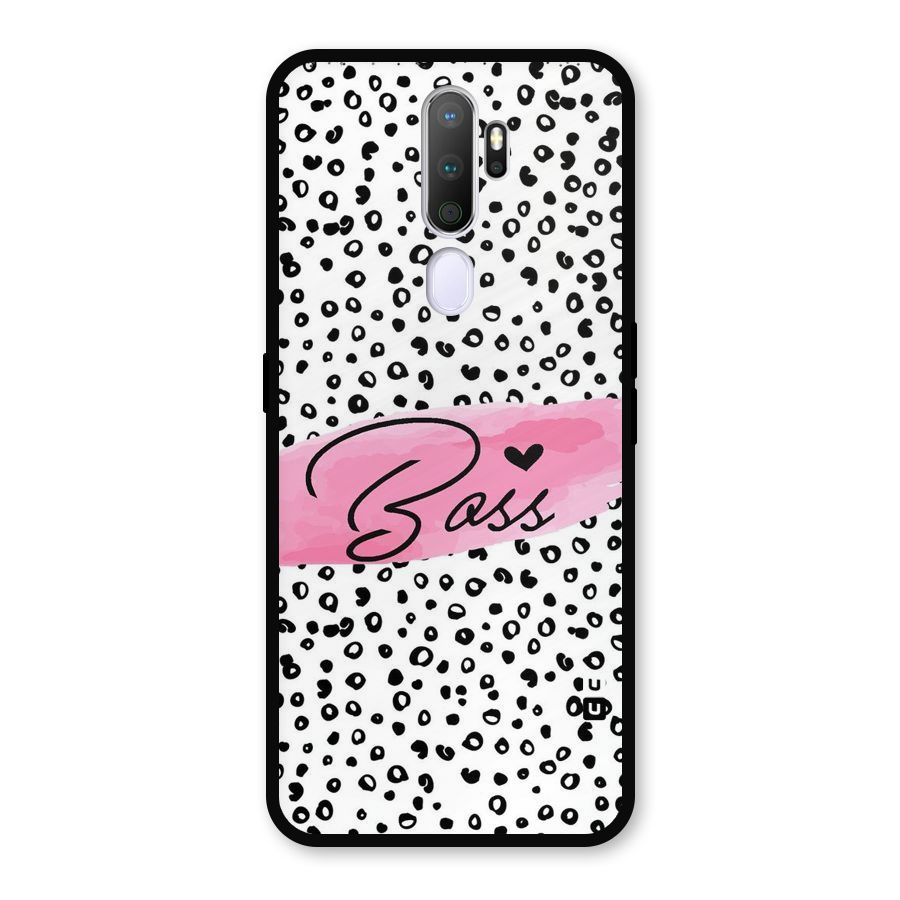 Polka Boss Metal Back Case for Oppo A5 (2020)