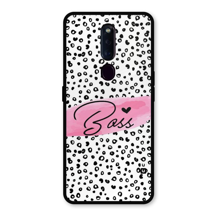 Polka Boss Metal Back Case for Oppo F11 Pro
