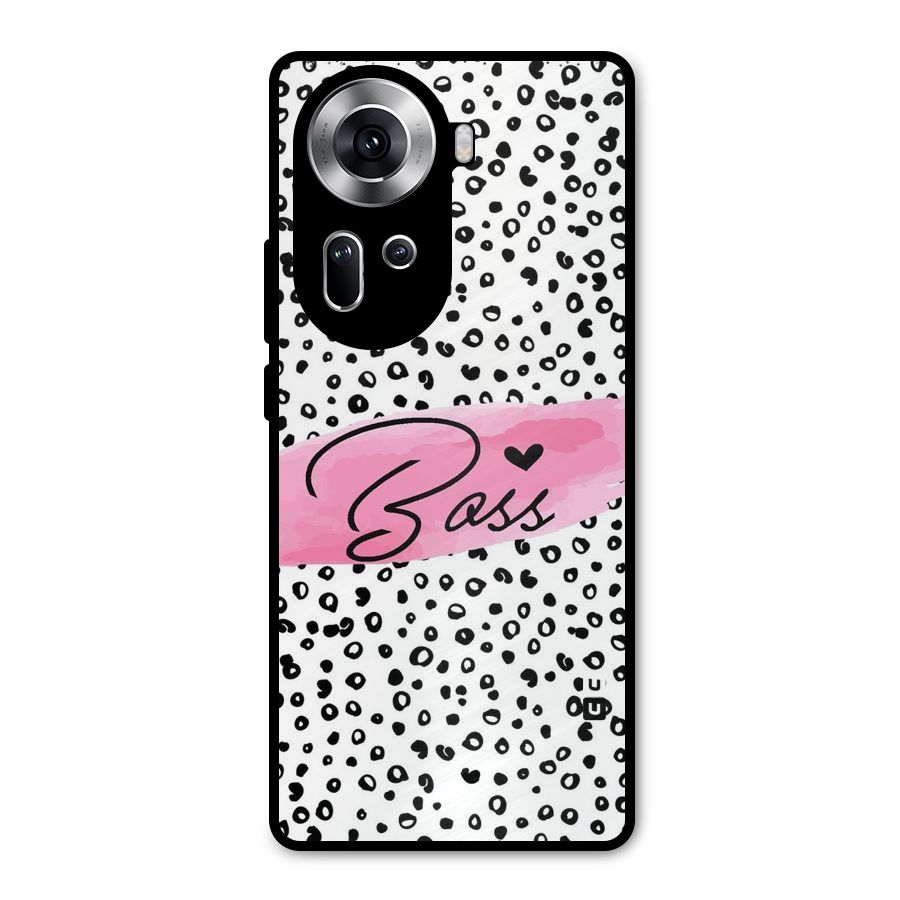 Polka Boss Metal Back Case for Oppo Reno11 5G