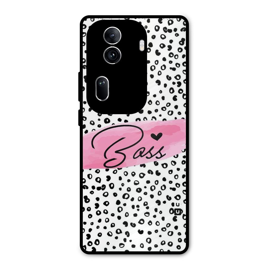 Polka Boss Metal Back Case for Oppo Reno11 Pro 5G