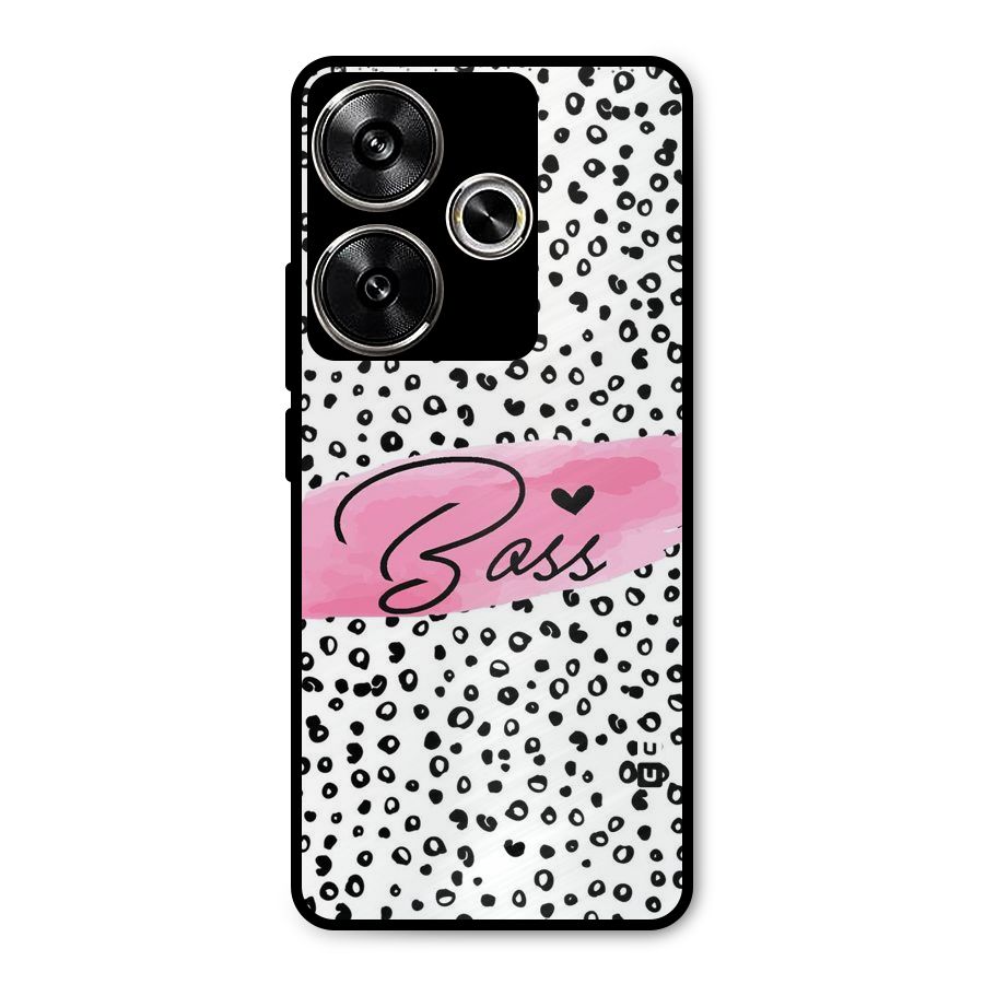 Polka Boss Metal Back Case for Poco F6
