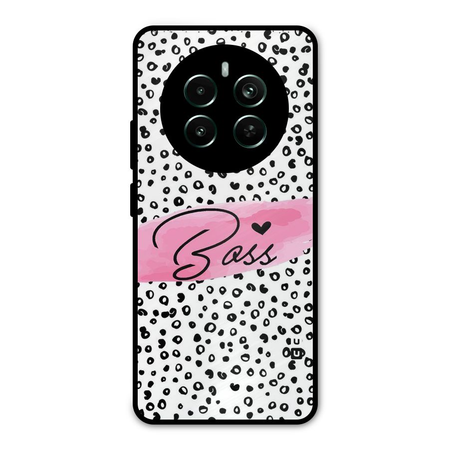 Polka Boss Metal Back Case for Realme 12 Pro Plus