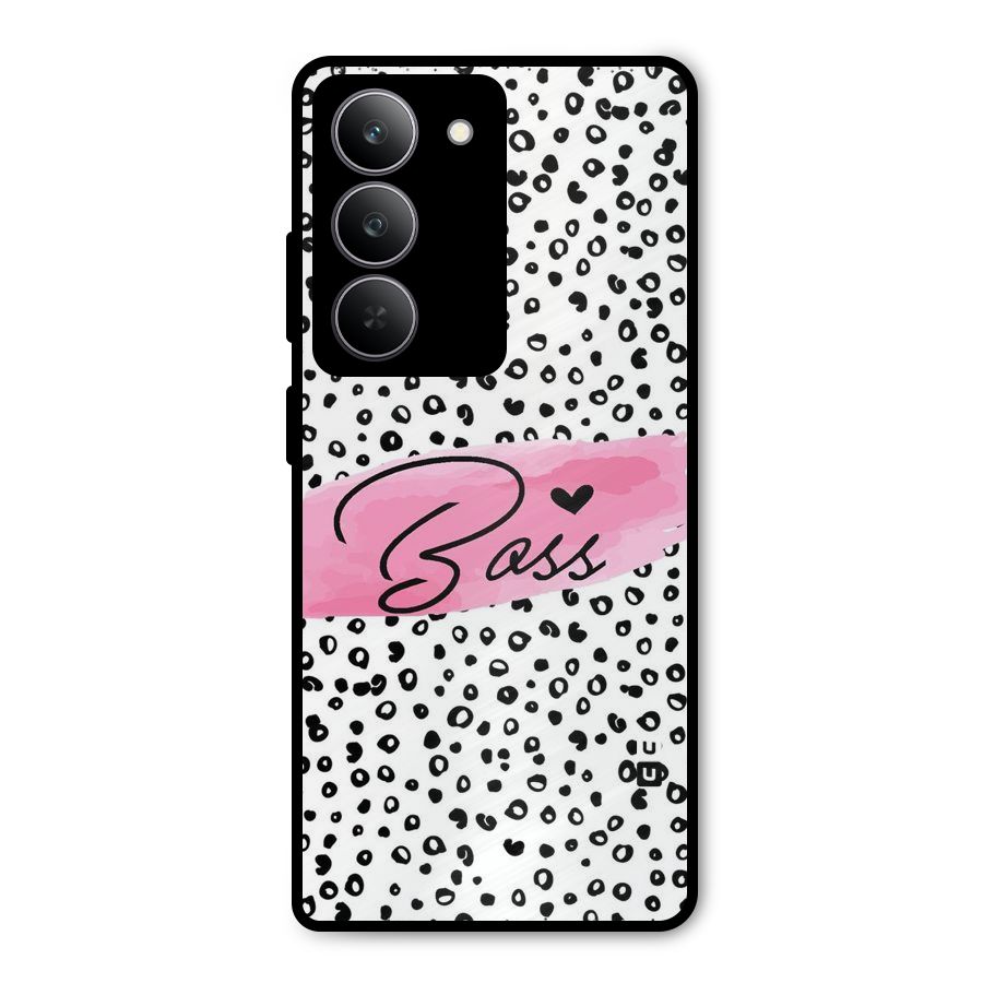 Polka Boss Metal Back Case for Realme 14x