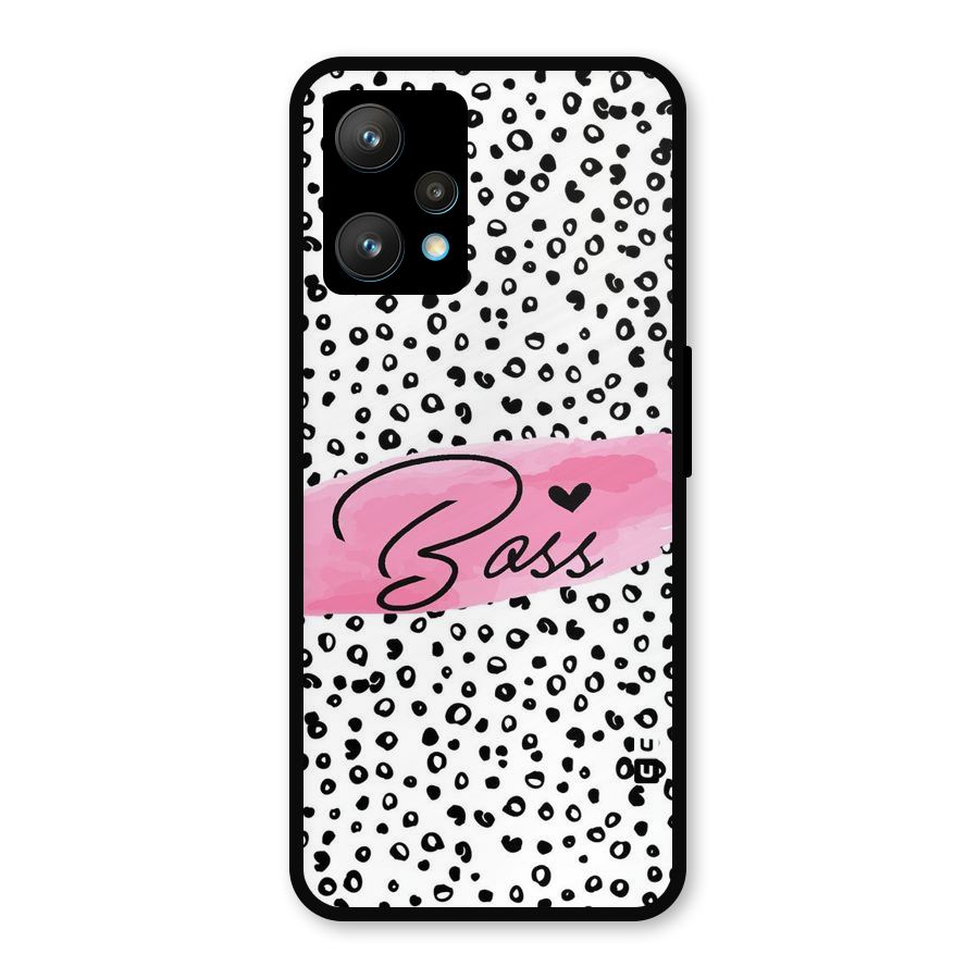 Polka Boss Metal Back Case for Realme 9