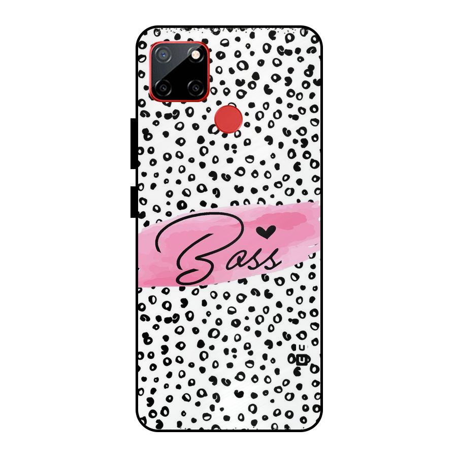 Polka Boss Metal Back Case for Realme C12