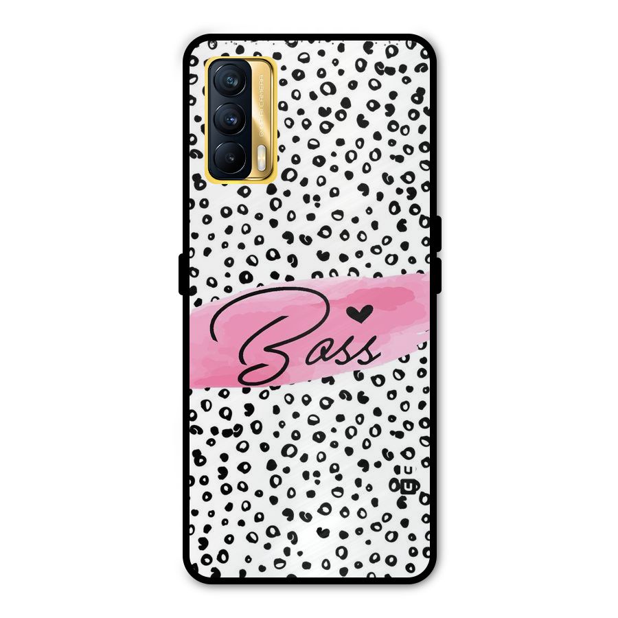 Polka Boss Metal Back Case for Realme X7