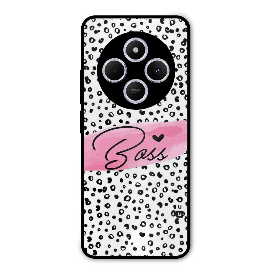 Polka Boss Metal Back Case for Redmi 14C