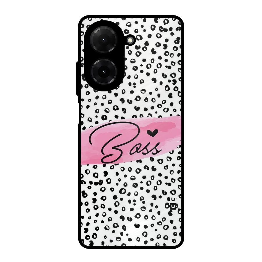 Polka Boss Metal Back Case for Redmi A5 4G