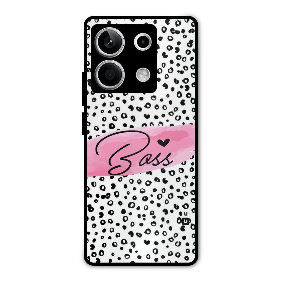 Polka Boss Metal Back Case for Redmi Note 13 5G