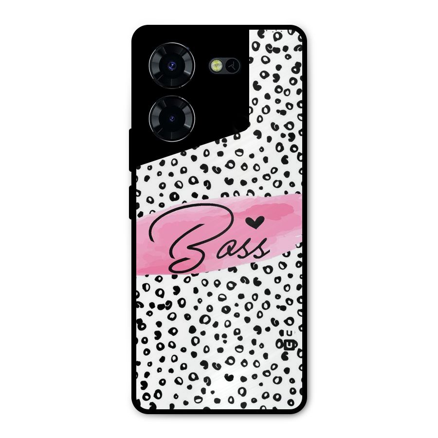 Polka Boss Metal Back Case for Tecno Pova 5 Pro 5G