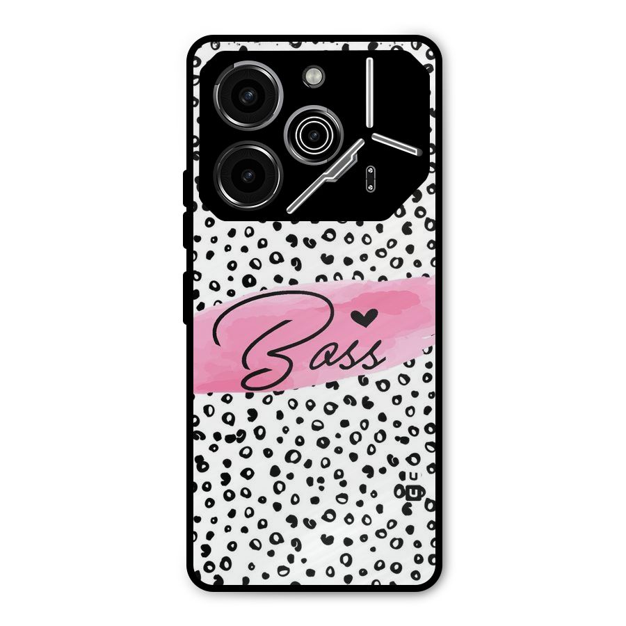 Polka Boss Metal Back Case for Tecno Pova 6 Pro