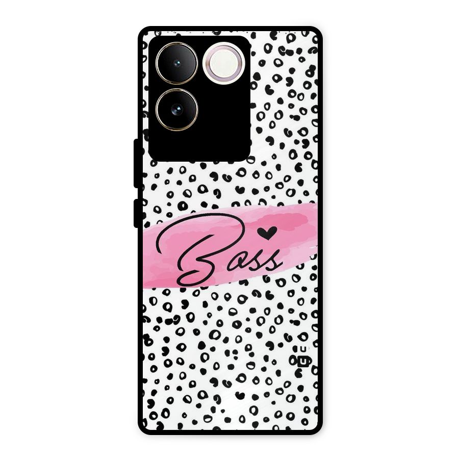 Polka Boss Metal Back Case for Vivo T2 Pro