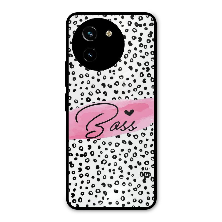 Polka Boss Metal Back Case for Vivo T3x