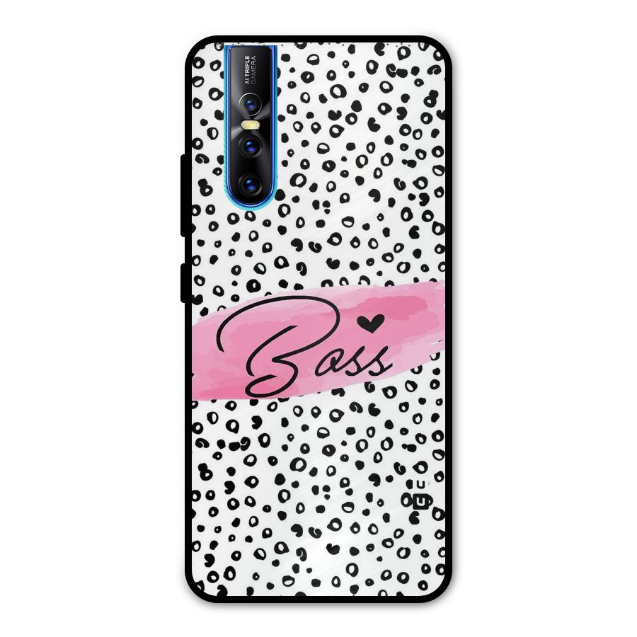 Polka Boss Metal Back Case for Vivo V15 Pro