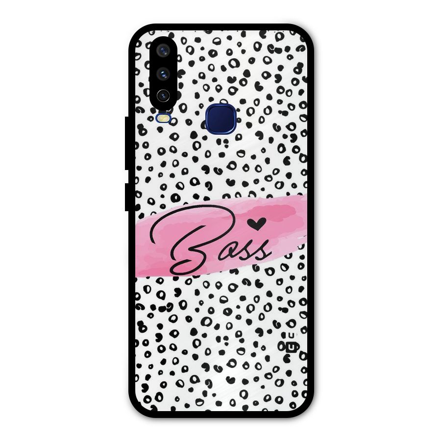 Polka Boss Metal Back Case for Vivo V17