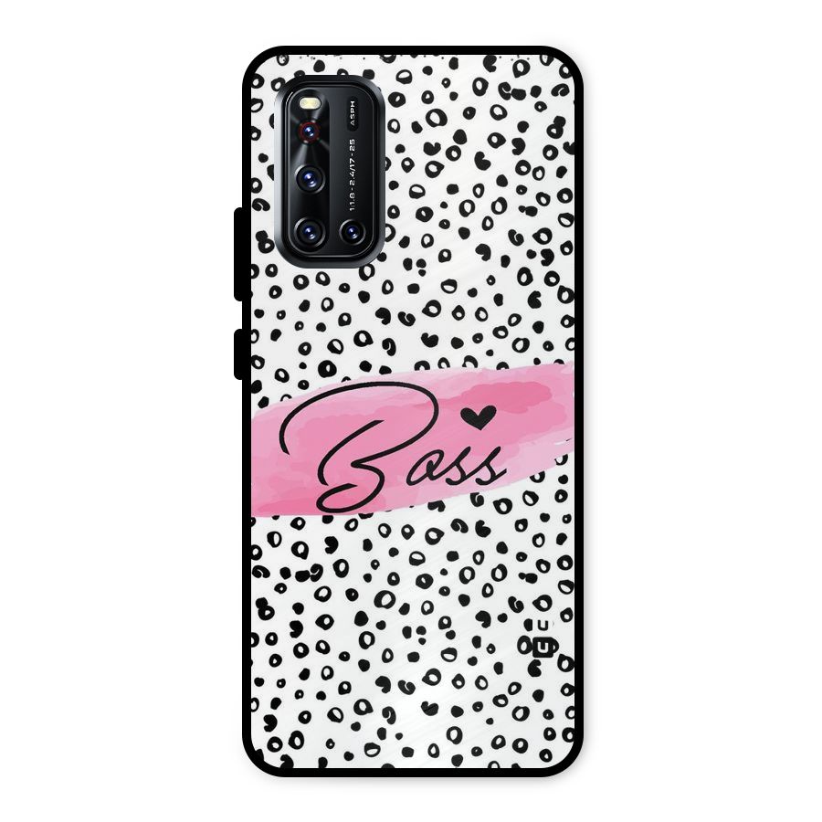 Polka Boss Metal Back Case for Vivo V19