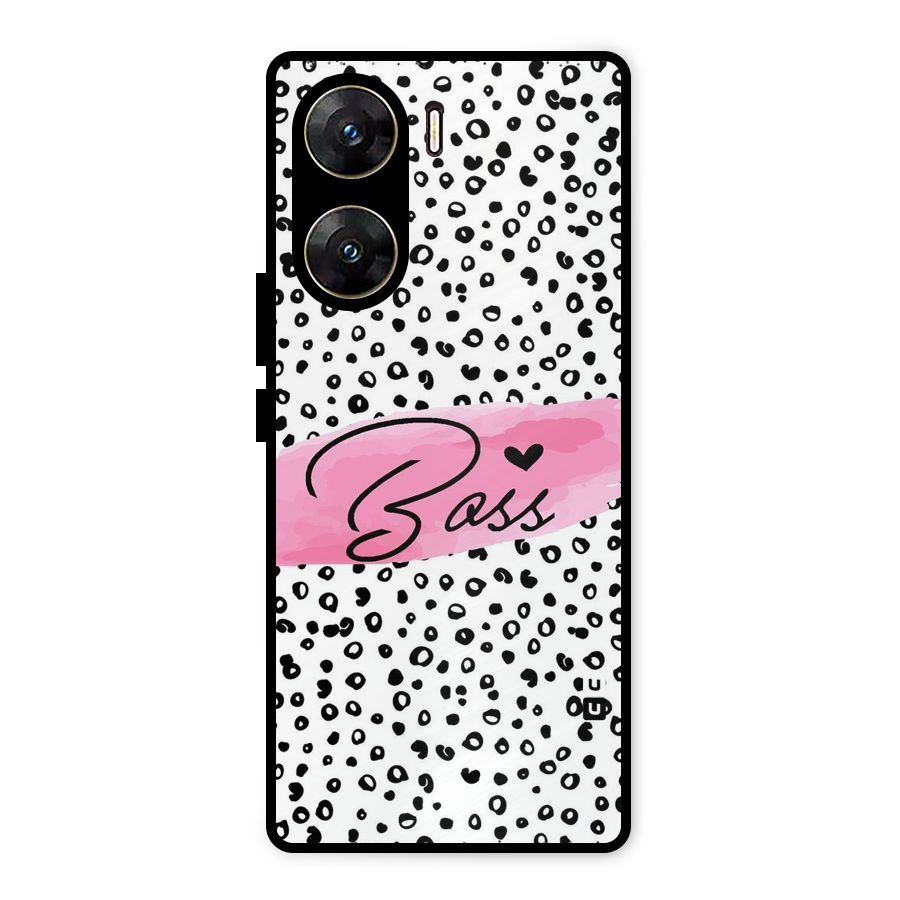 Polka Boss Metal Back Case for Vivo V29e