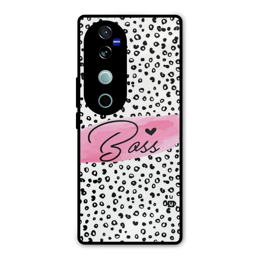 Polka Boss Metal Back Case for Vivo V40