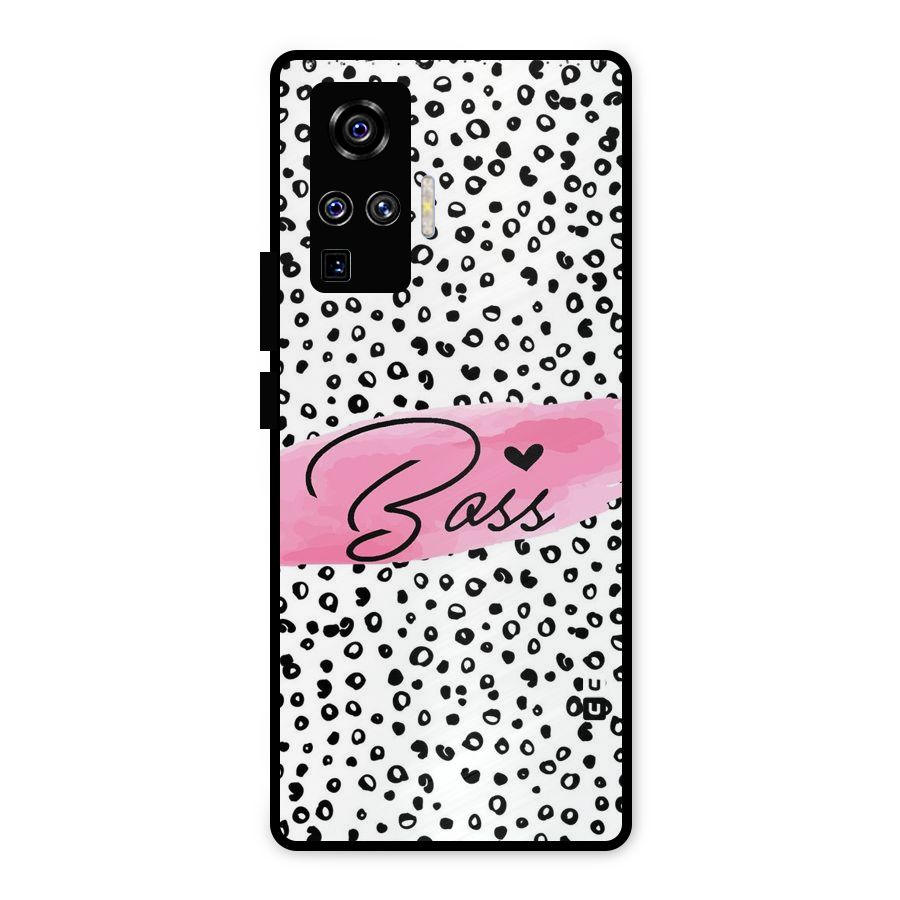 Polka Boss Metal Back Case for Vivo X50 Pro