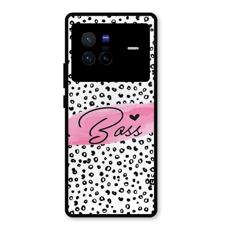 Polka Boss Metal Back Case for Vivo X80