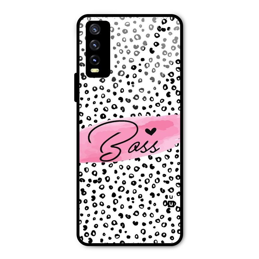 Polka Boss Metal Back Case for Vivo Y20g