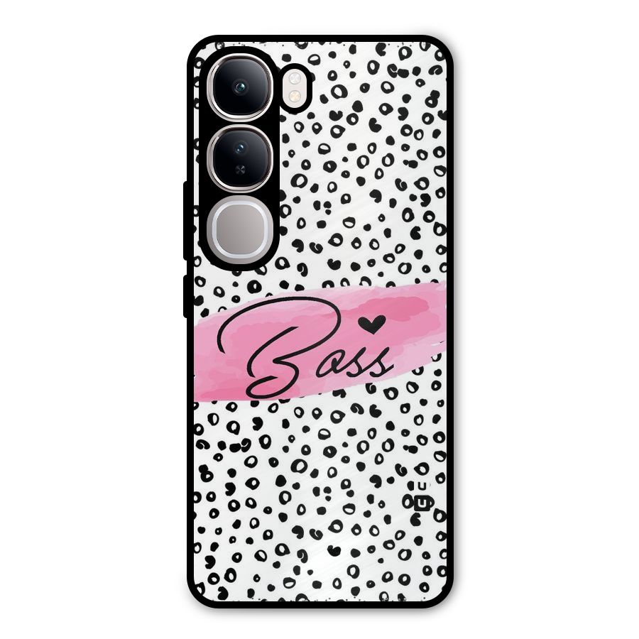 Polka Boss Metal Back Case for Vivo Y300