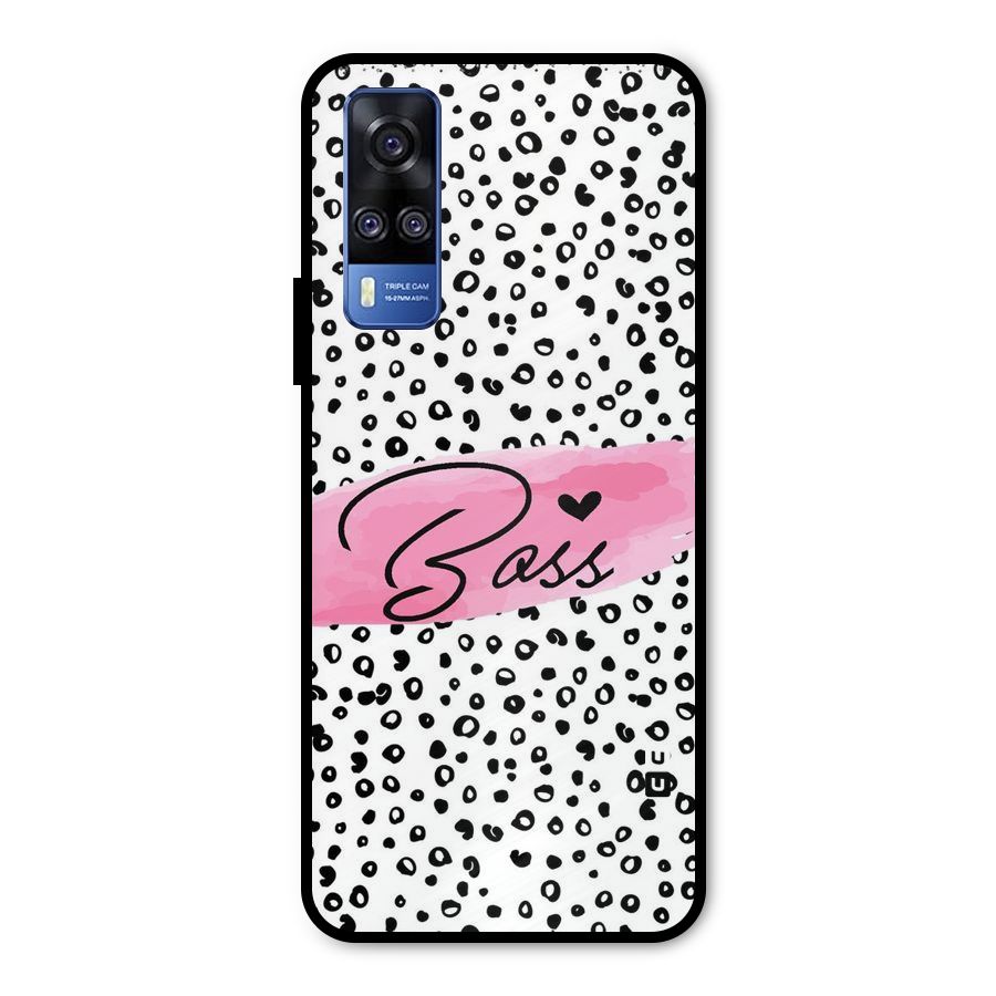 Polka Boss Metal Back Case for Vivo Y51A