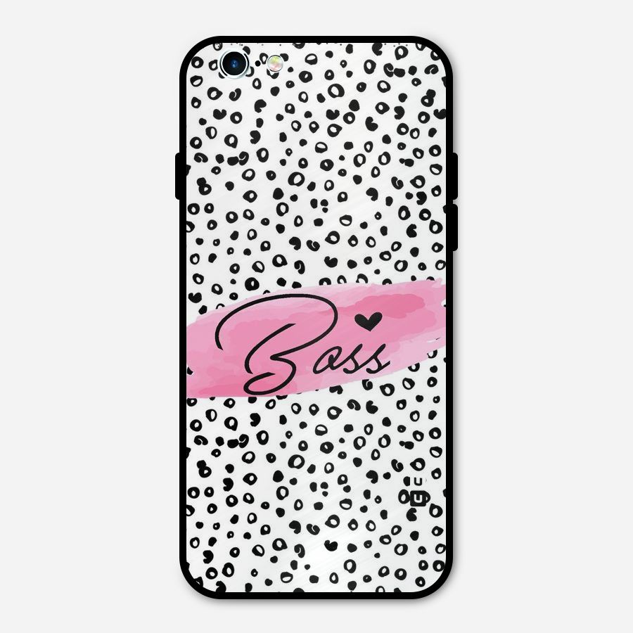 Polka Boss Metal Back Case for iPhone 6 6s