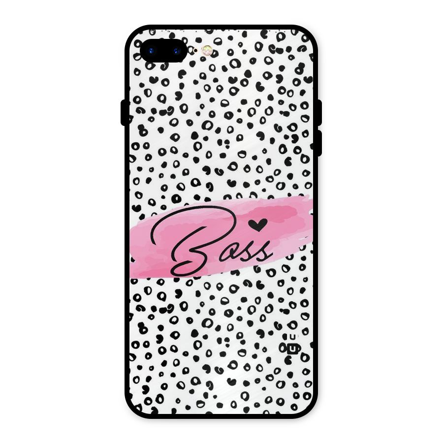 Polka Boss Metal Back Case for iPhone 8 Plus