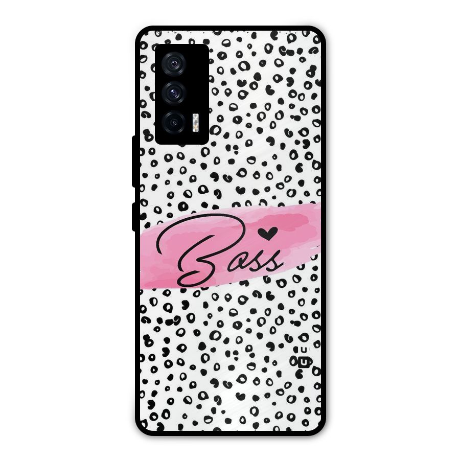 Polka Boss Metal Back Case for iQOO 7 5G