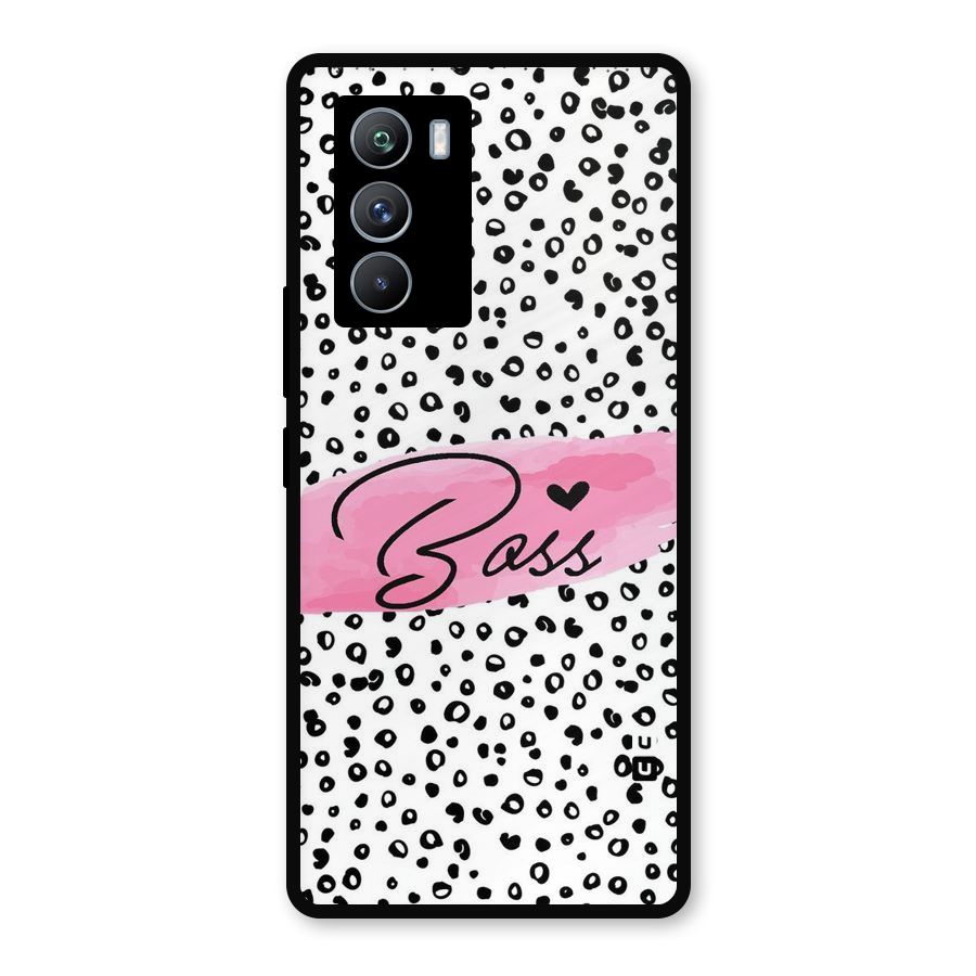 Polka Boss Metal Back Case for iQOO 9 SE
