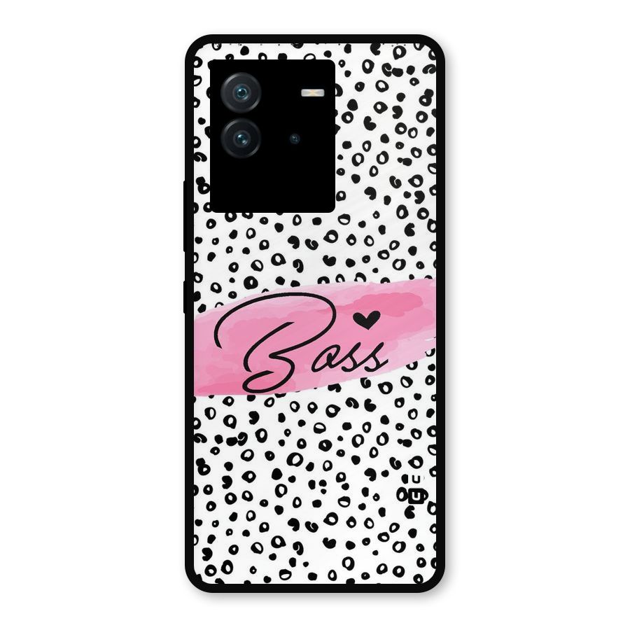 Polka Boss Metal Back Case for iQOO Neo 6 5G