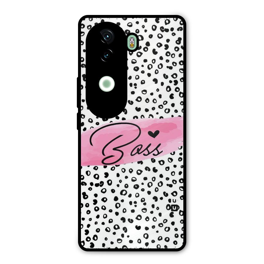 Polka Boss Metal Back Case for iQOO Z9s