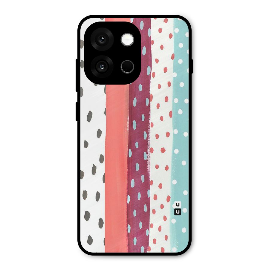 Polka Brush Art Metal Back Case for OnePlus 13s