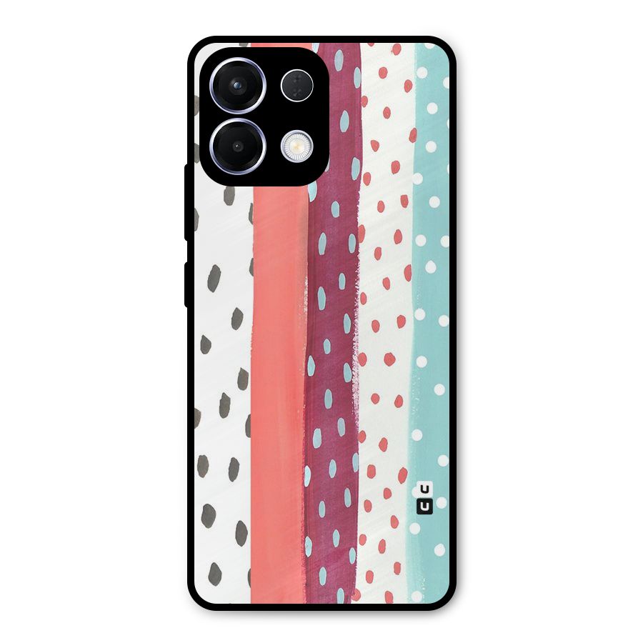 Polka Brush Art Metal Back Case for Oppo K13