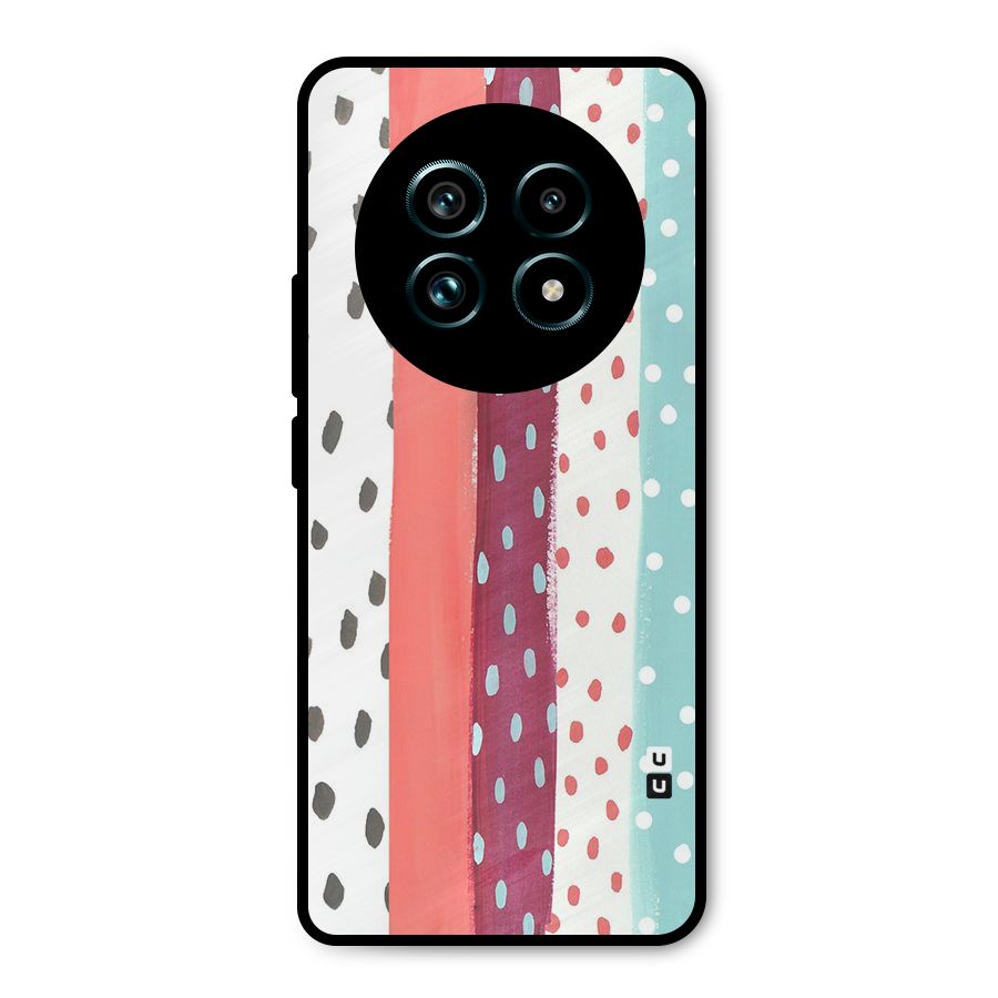 Polka Brush Art Metal Back Case for Realme 13 Pro Plus