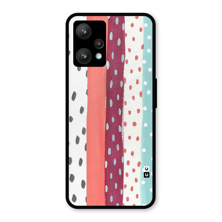 Polka Brush Art Metal Back Case for Realme 9 Pro Plus 5G