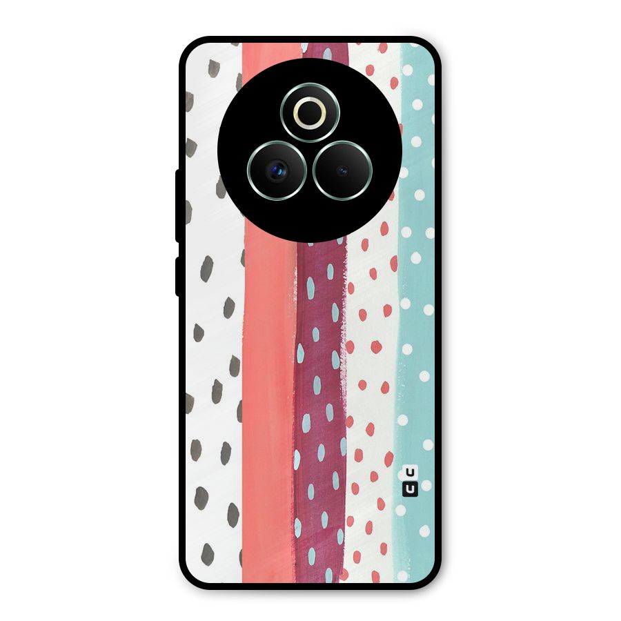 Polka Brush Art Metal Back Case for Realme P3 Pro