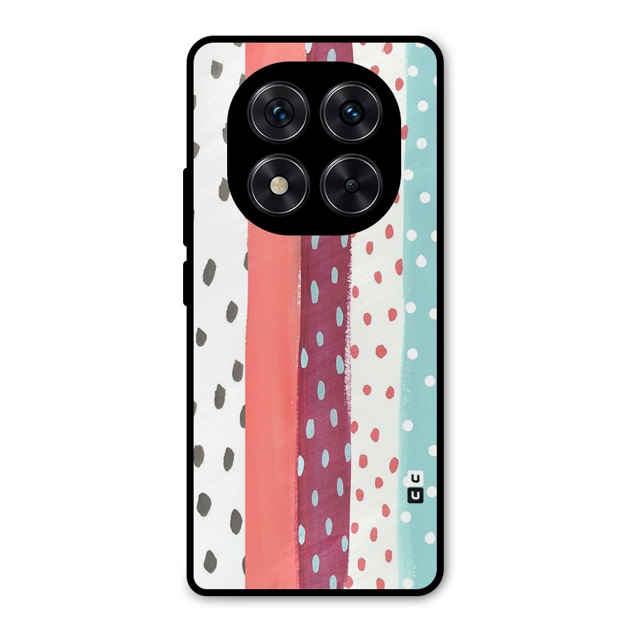 Polka Brush Art Metal Back Case for Redmi Note 14 Pro 5G