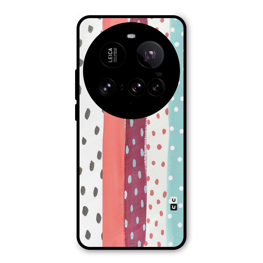 Polka Brush Art Metal Back Case for Xiaomi 15 Ultra