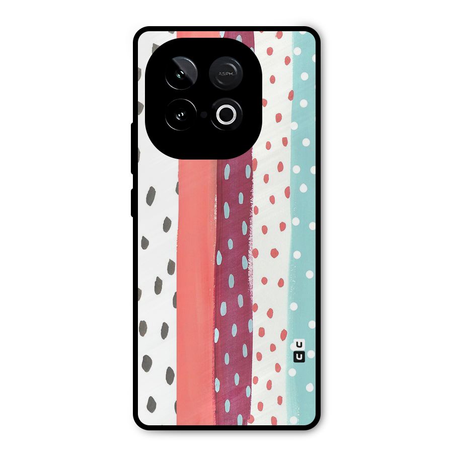 Polka Brush Art Metal Back Case for iQOO Neo 10