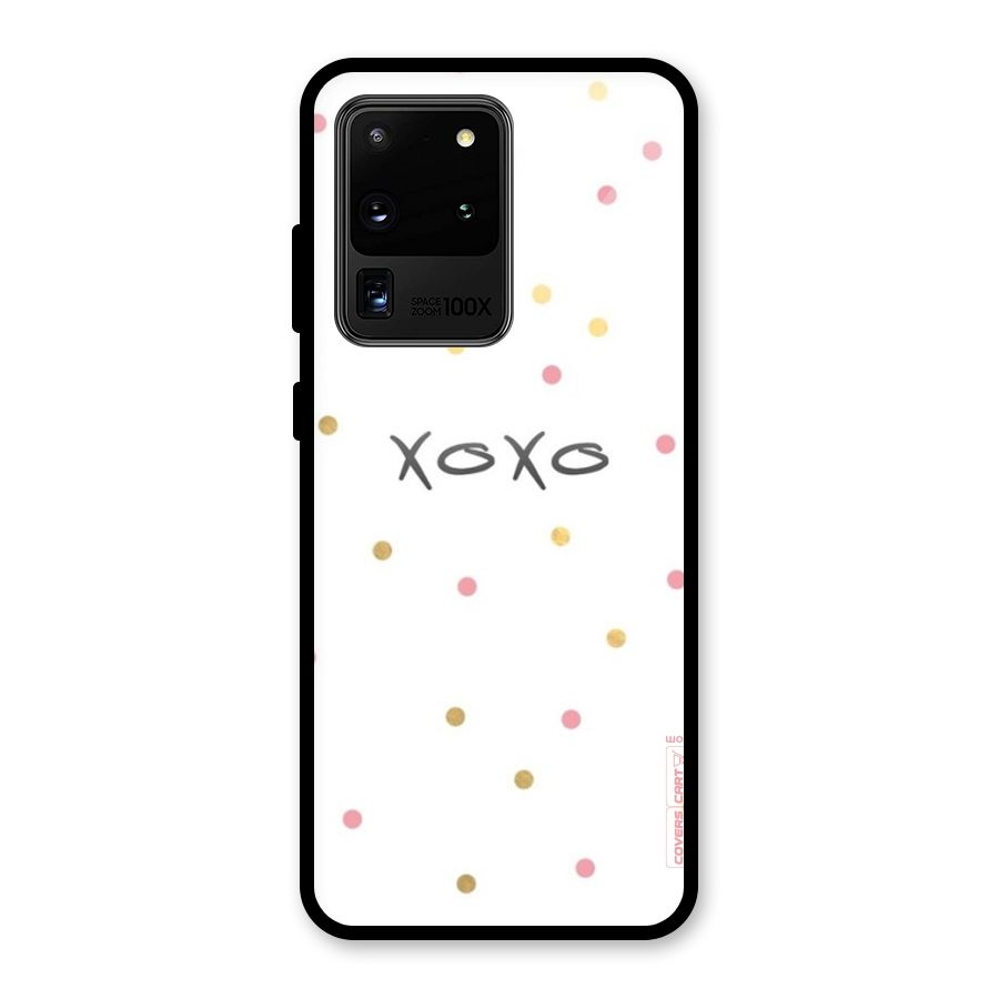 Polka Hugs Glass Back Case for Galaxy S20 Ultra