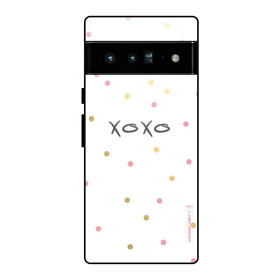 Polka Hugs Glass Back Case for Google Pixel 6 Pro