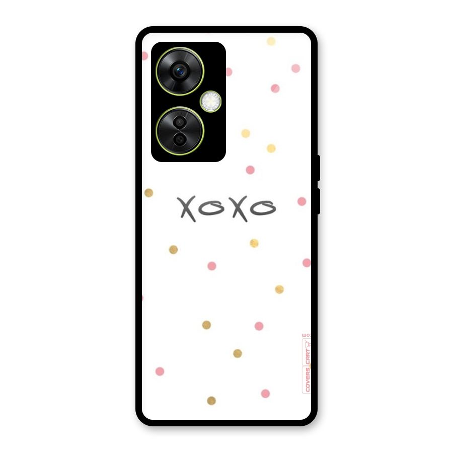 Polka Hugs Glass Back Case for OnePlus Nord CE 3 Lite
