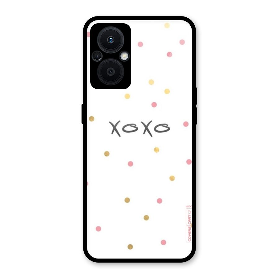 Polka Hugs Glass Back Case for Oppo F21s Pro 5G