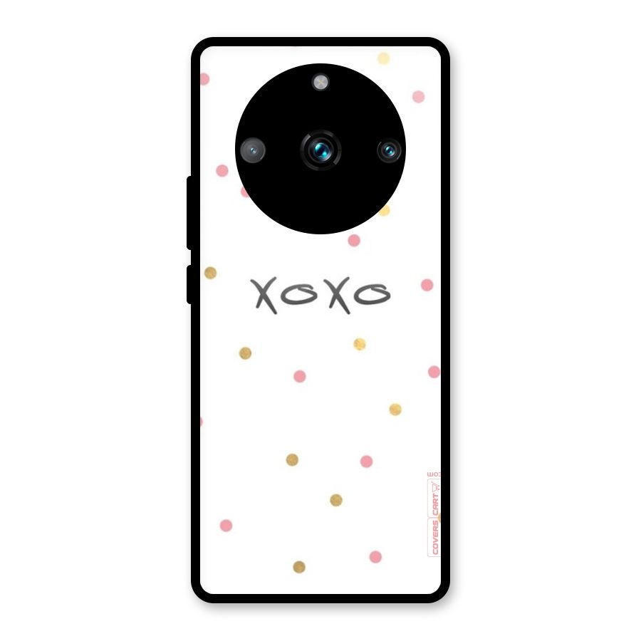 Polka Hugs Glass Back Case for Realme 11 Pro Plus