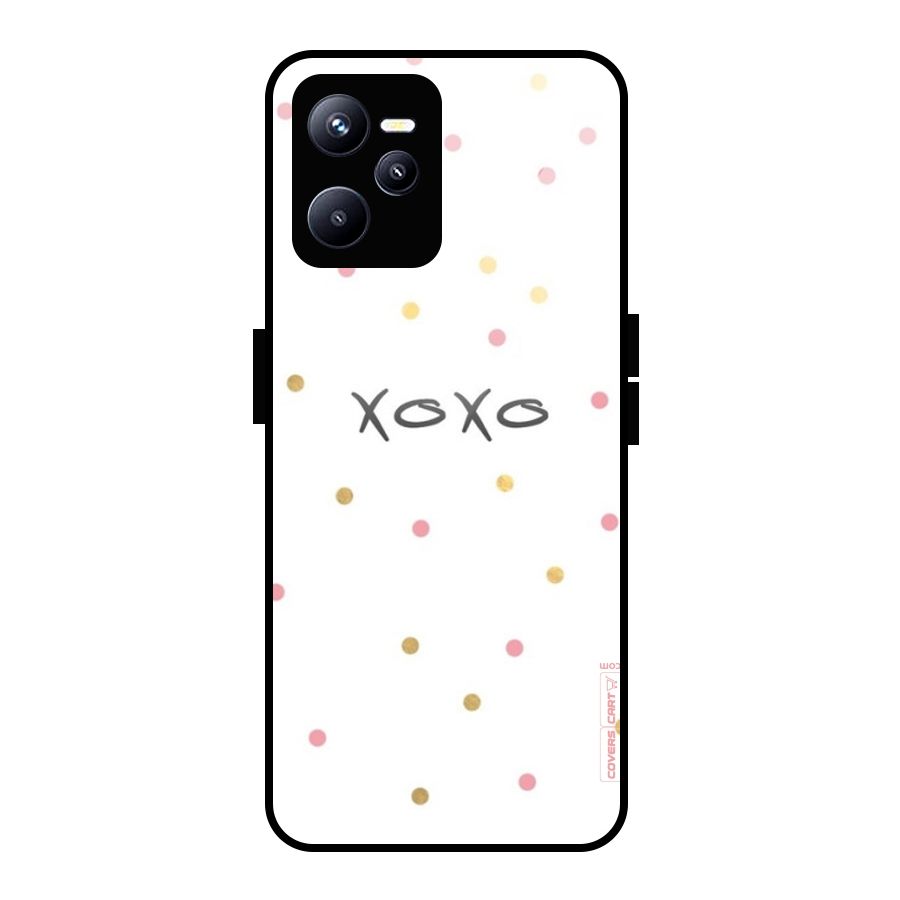 Polka Hugs Glass Back Case for Realme C35