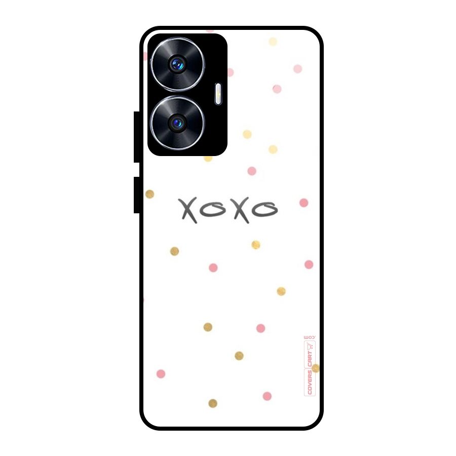 Polka Hugs Glass Back Case for Realme Narzo N55