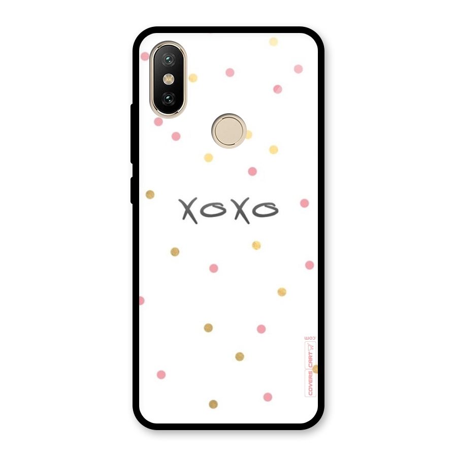 Polka Hugs Glass Back Case for Redmi A2