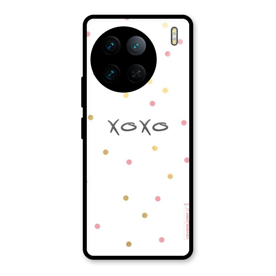 Polka Hugs Glass Back Case for Vivo X90 Pro